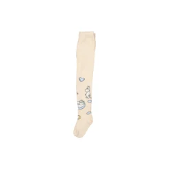 Tights Jacquard, beige mel. moomin