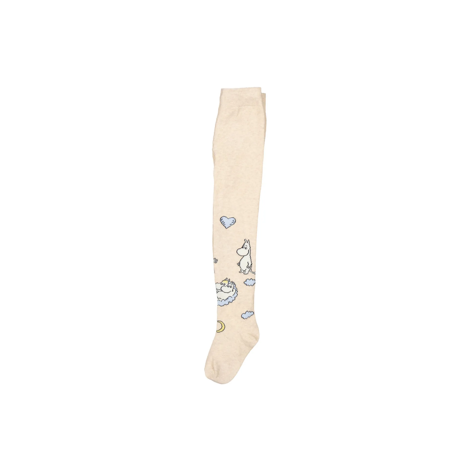 Tights Jacquard, beige mel. moomin