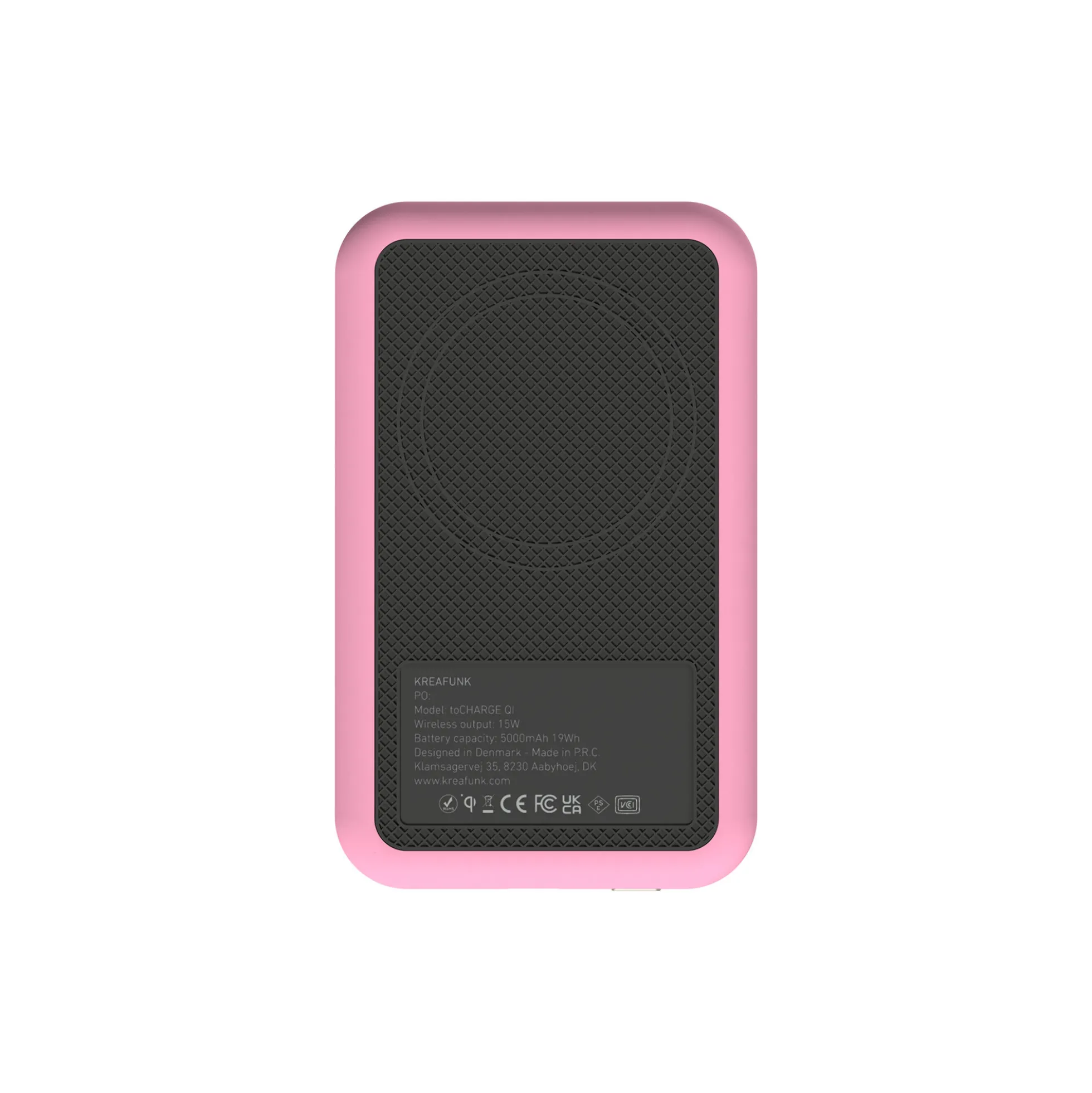 toCHARGE Qi trådløs powerbank