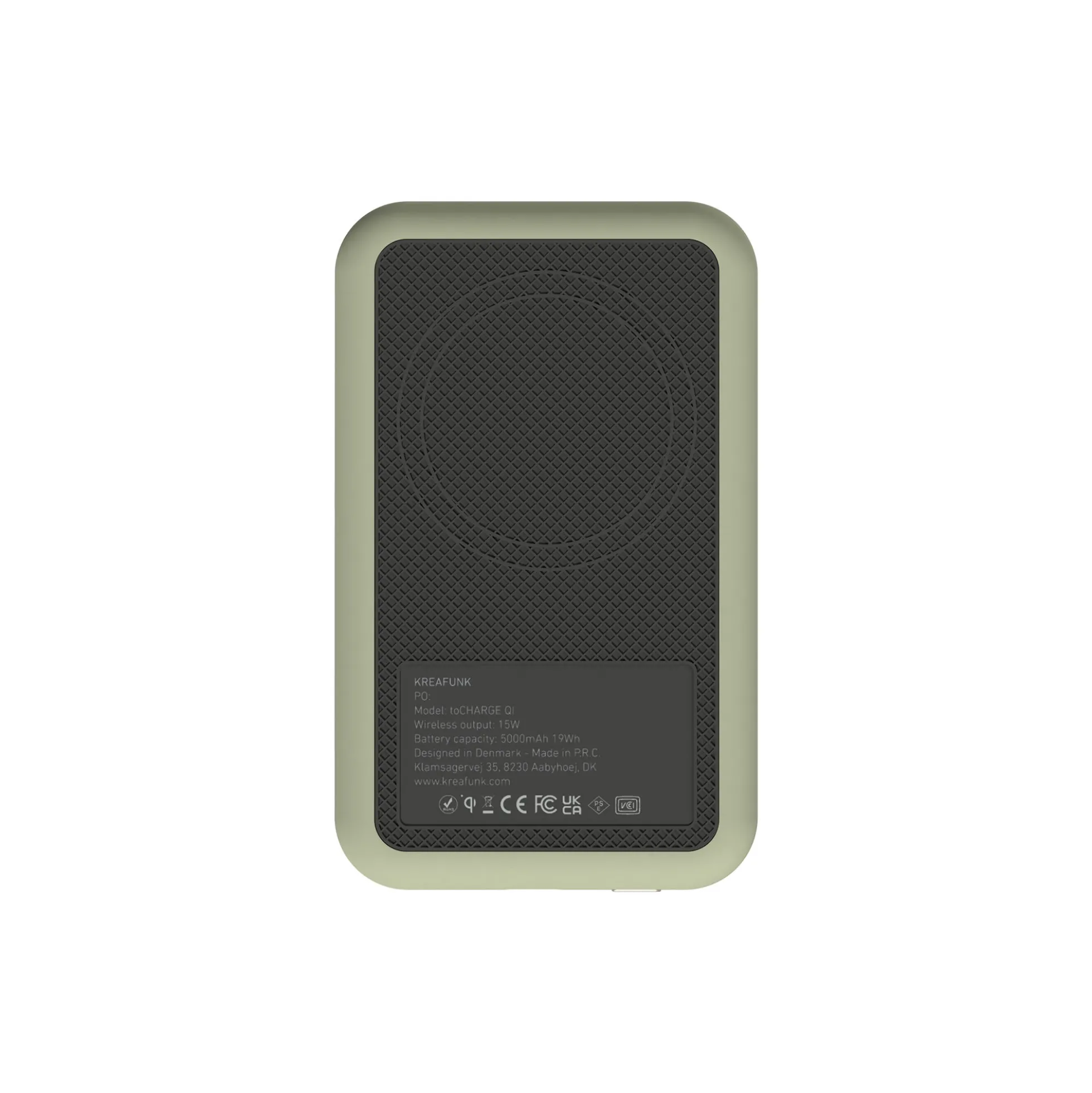 toCHARGE Qi trådløs powerbank