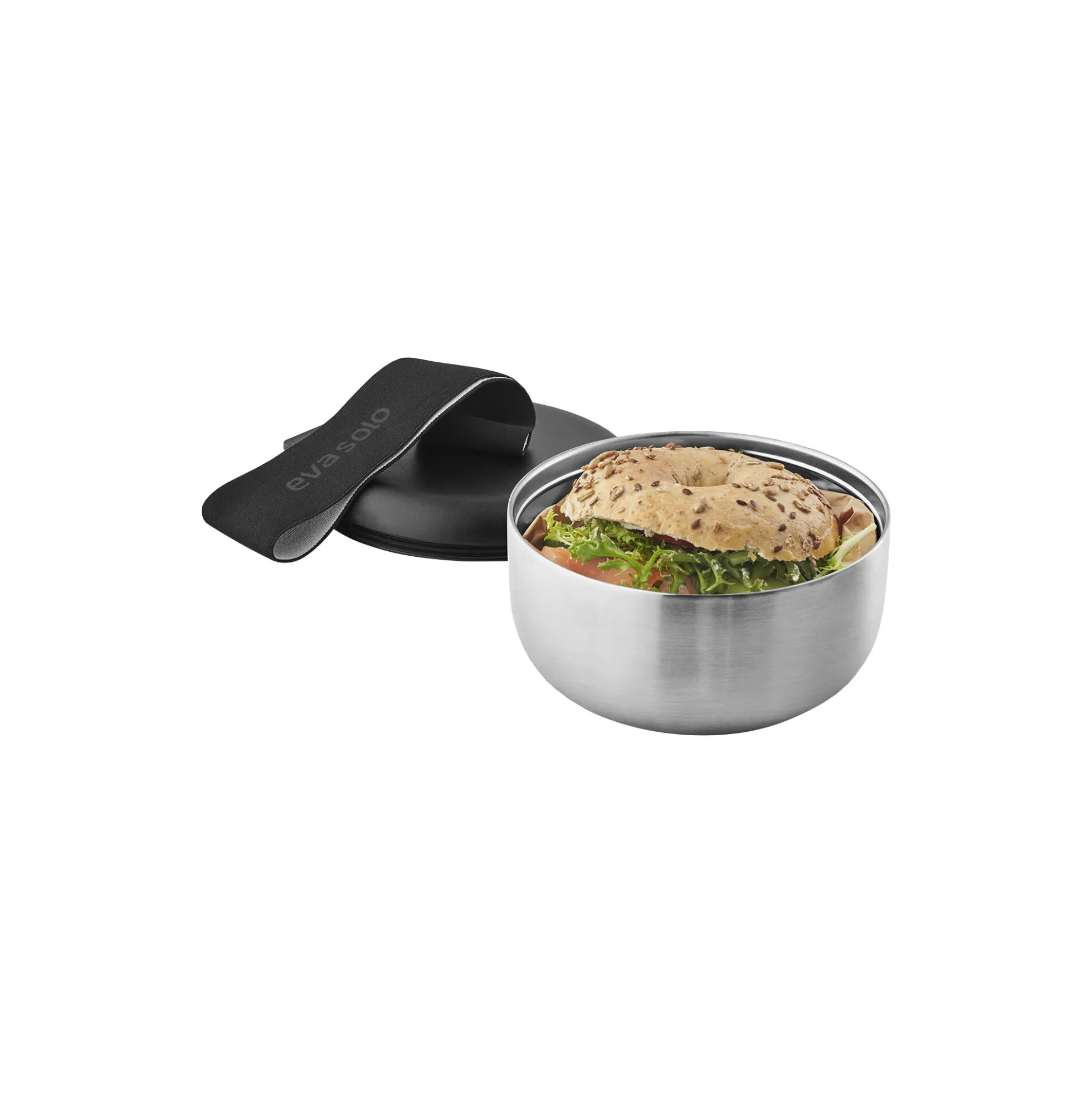 To Go madkasse, steel/black