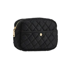 Toilettaske medium, black velvet