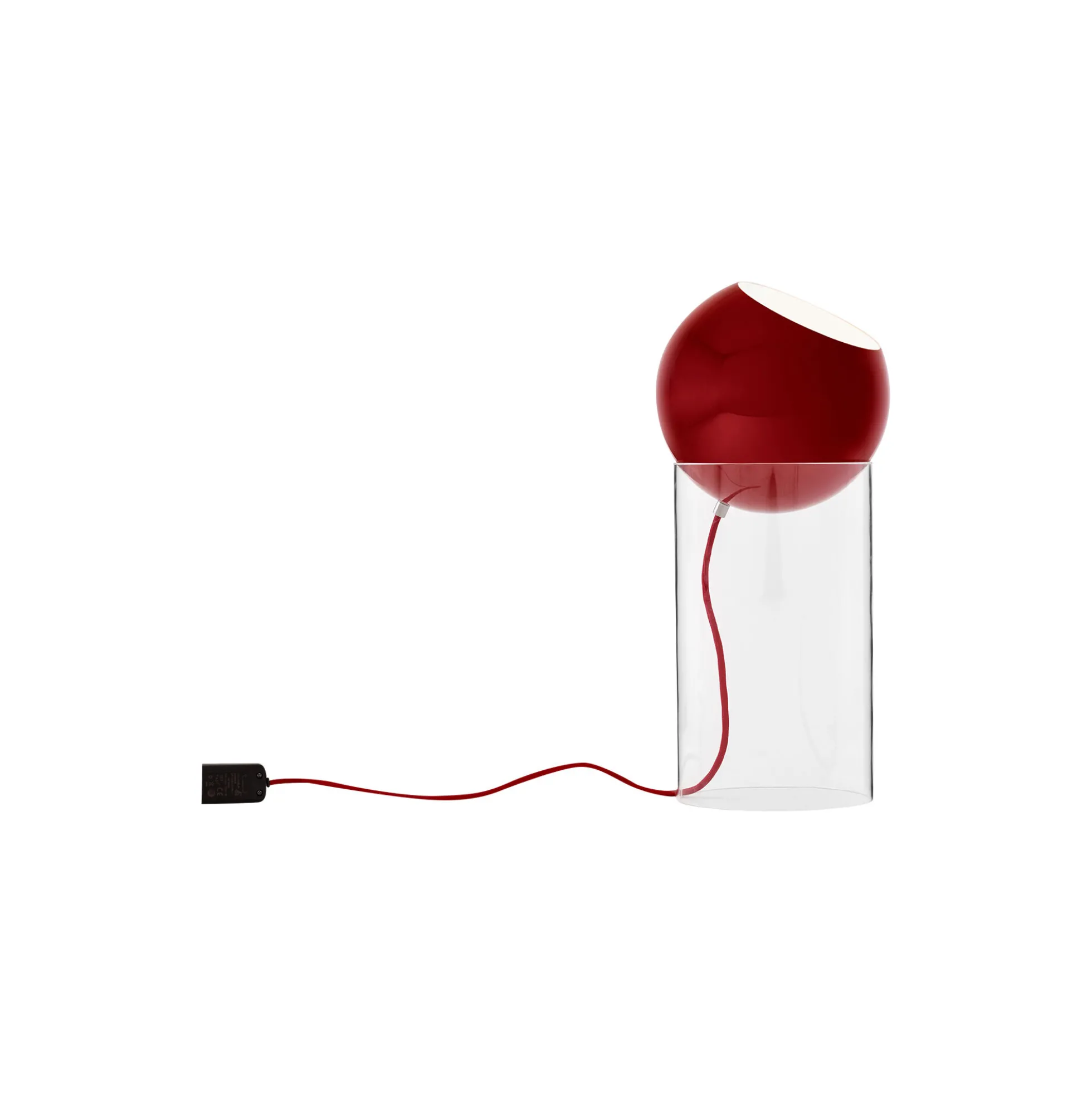 Topan VP14 Floor Lamp, vermilion red