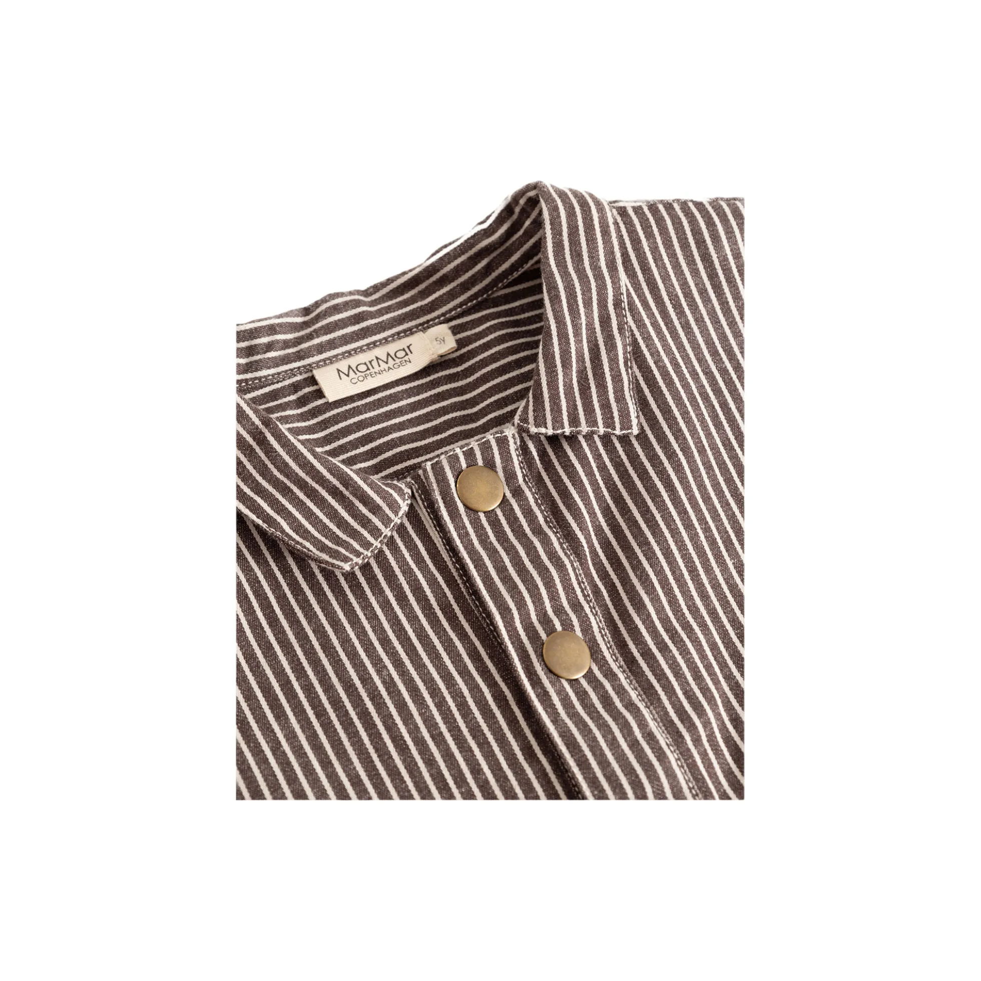 Tovan Shirt, dark brownie stripe