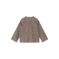 Tovan Shirt, dark brownie stripe
