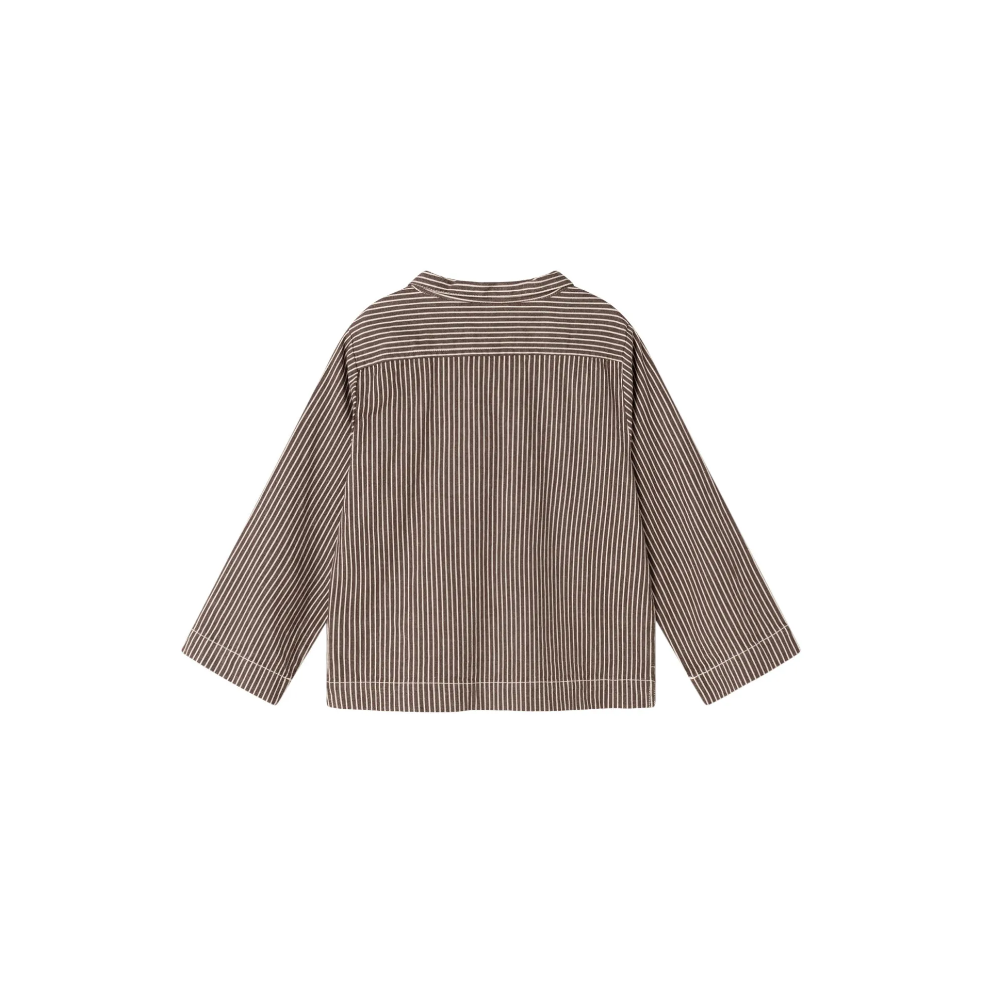 Tovan Shirt, dark brownie stripe