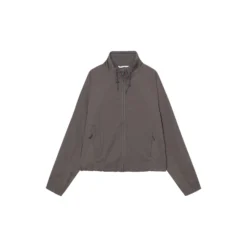 Track Jacket Oversized Kia, dark brown