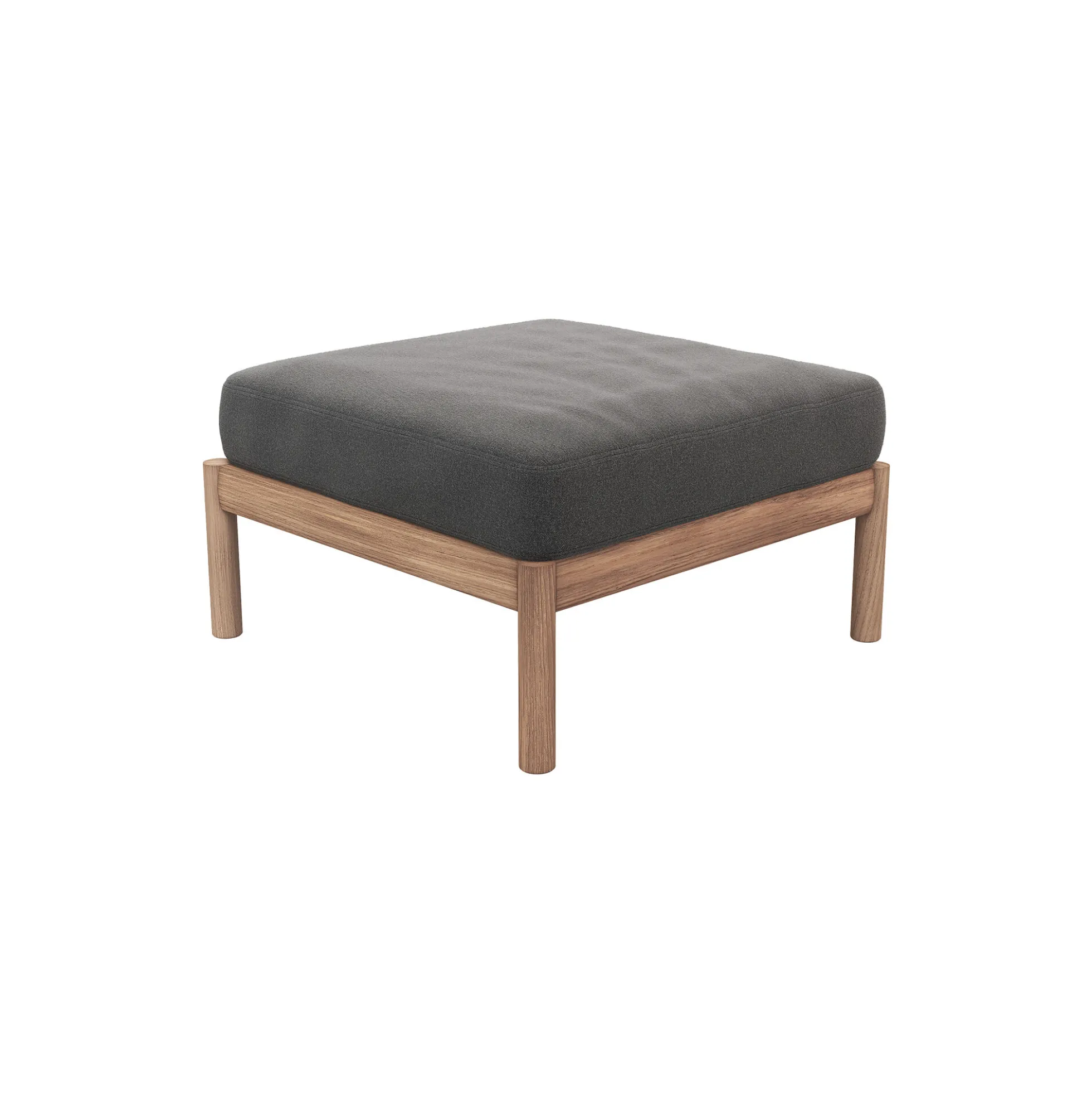 Tradition Pouf, charcoal