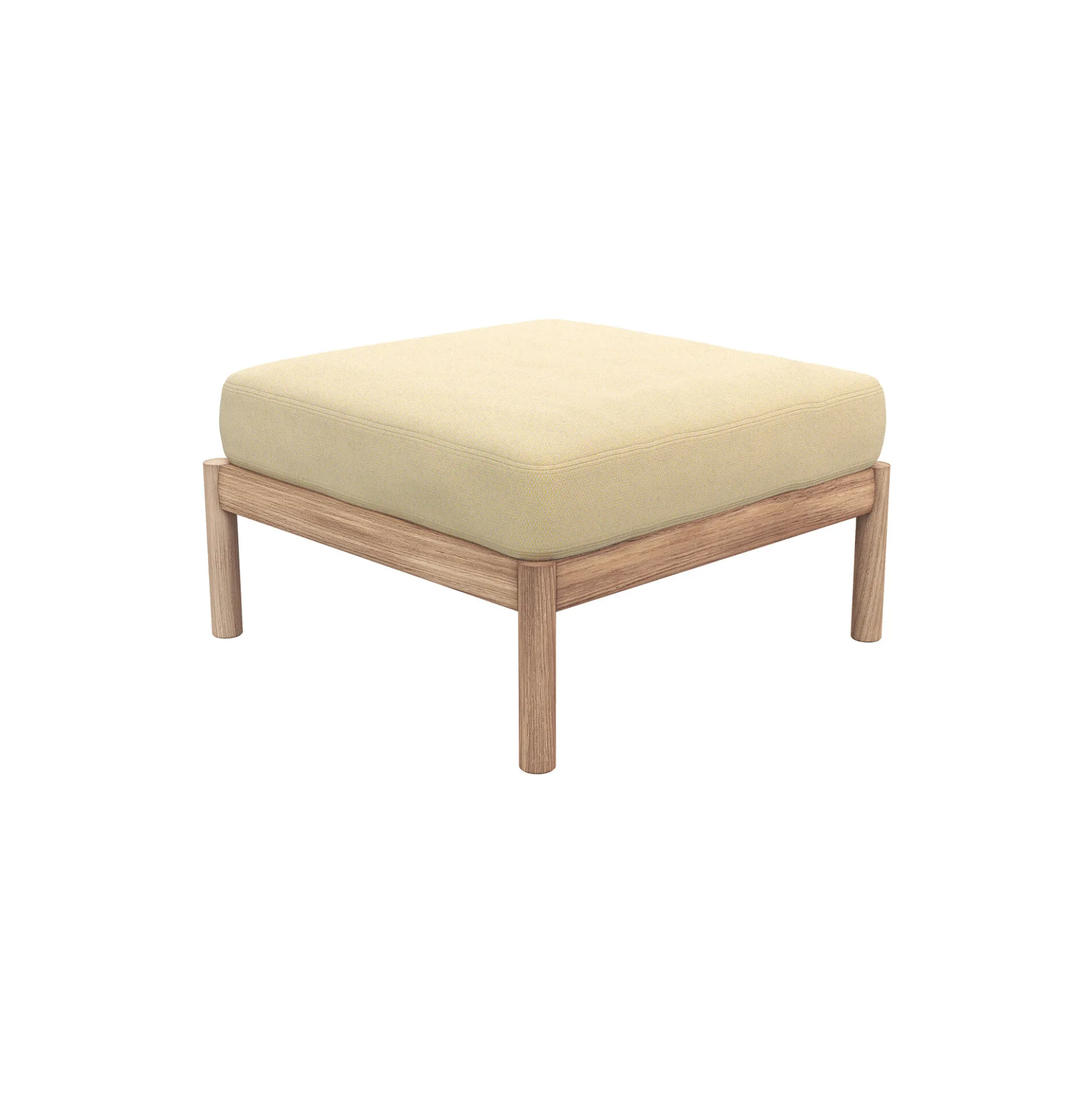 Tradition Pouf, honey yellow