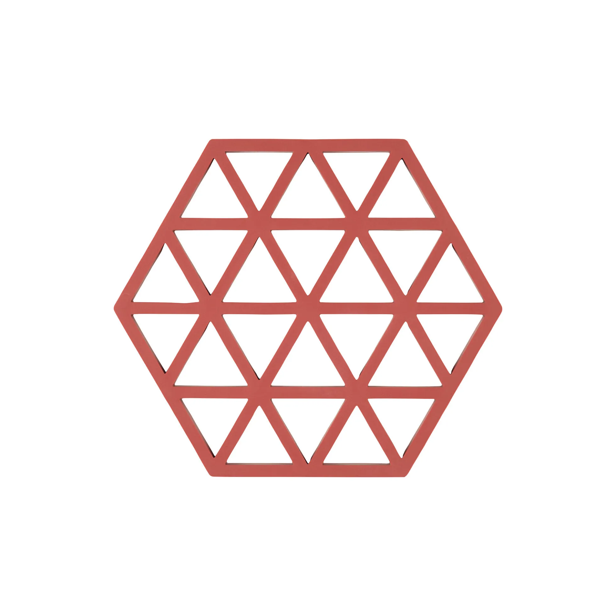 Triangles bordskåner, burned red