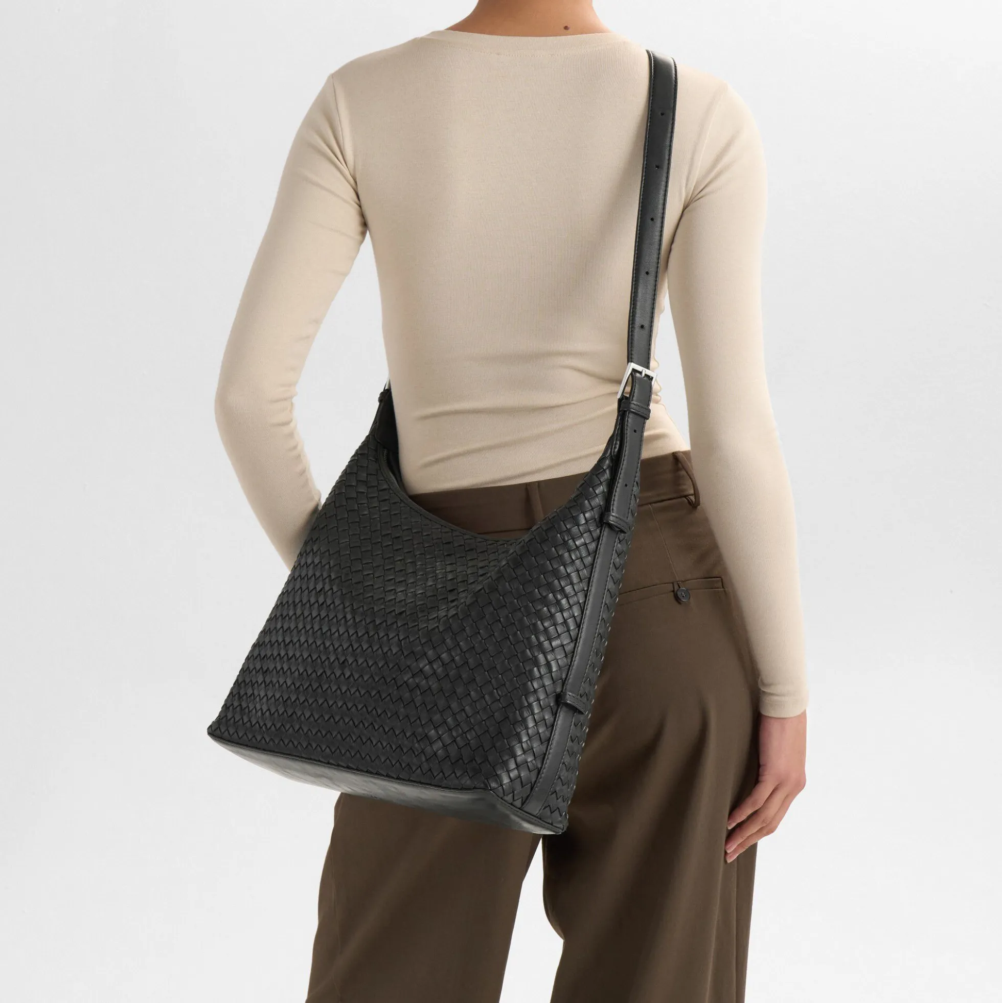 TribecaMBG Bag Weave, black
