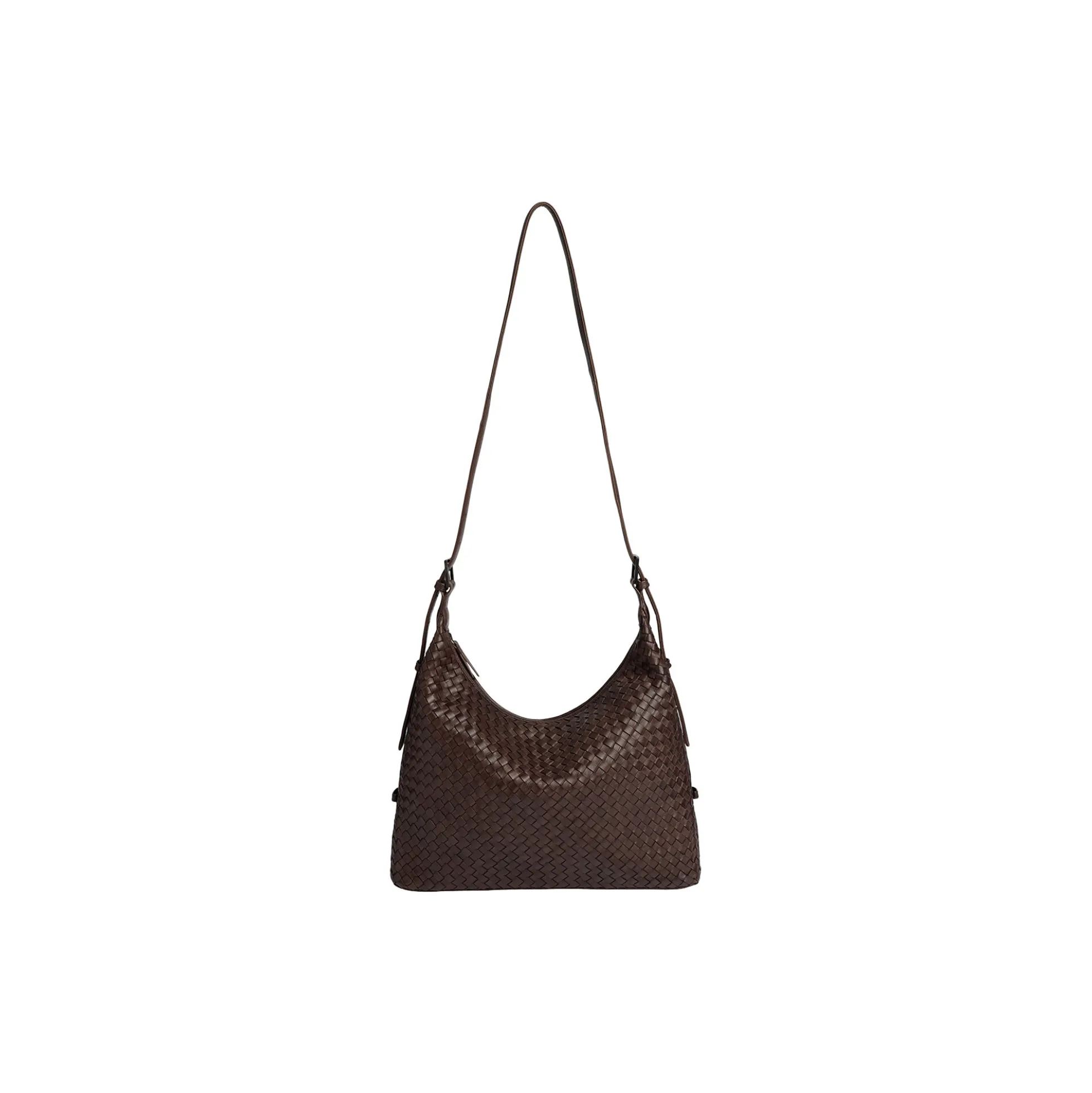 TribecaMBG Bag Weave, dark brown