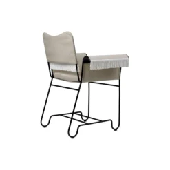 Tropique Dining Chair with Fringes, Udine Limonta 12/classic black
