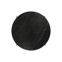 TS Coffee Table Ø80, black marquina marble
