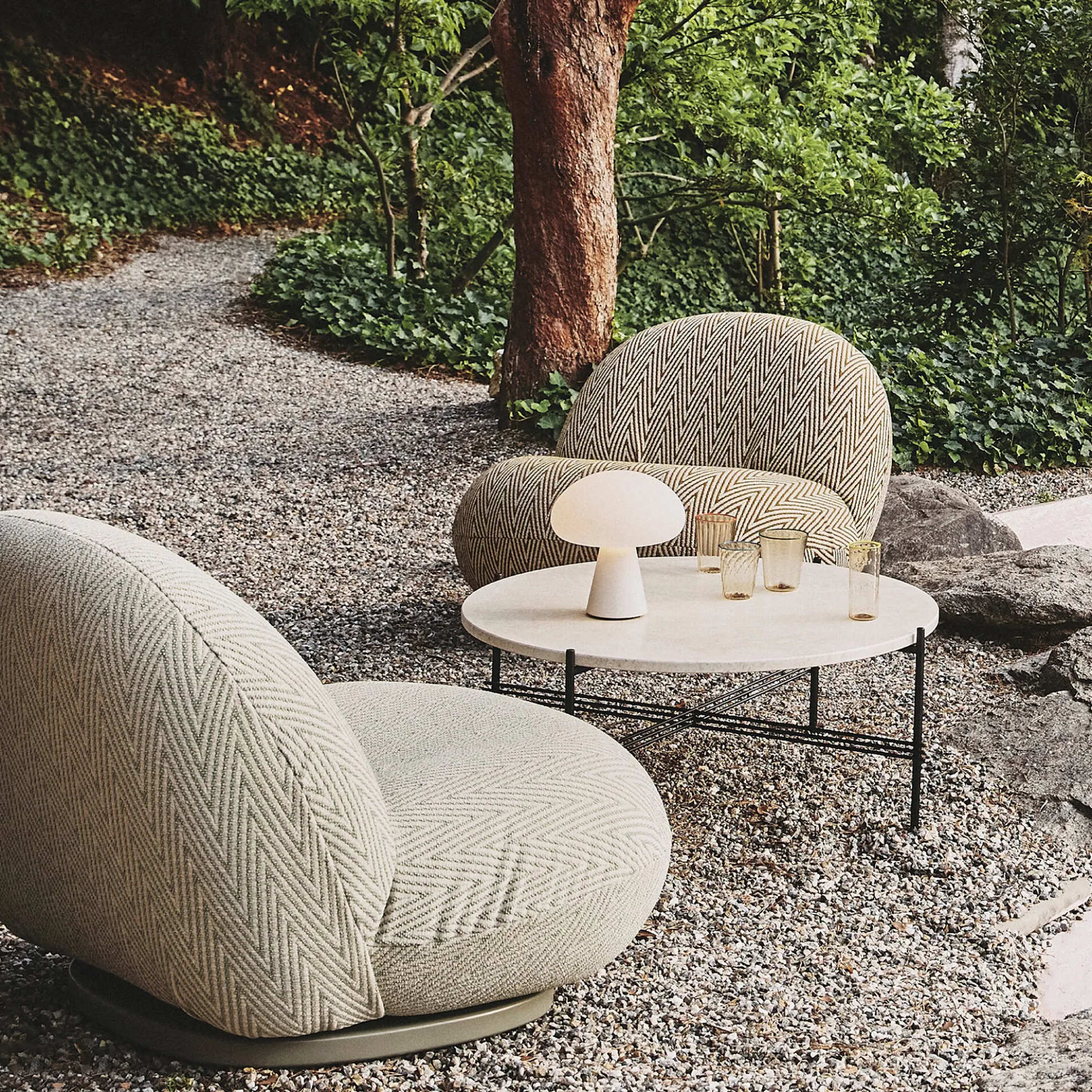 TS Outdoor Coffee Table, neutral white