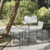 TS Outdoor Side Table, neutral white