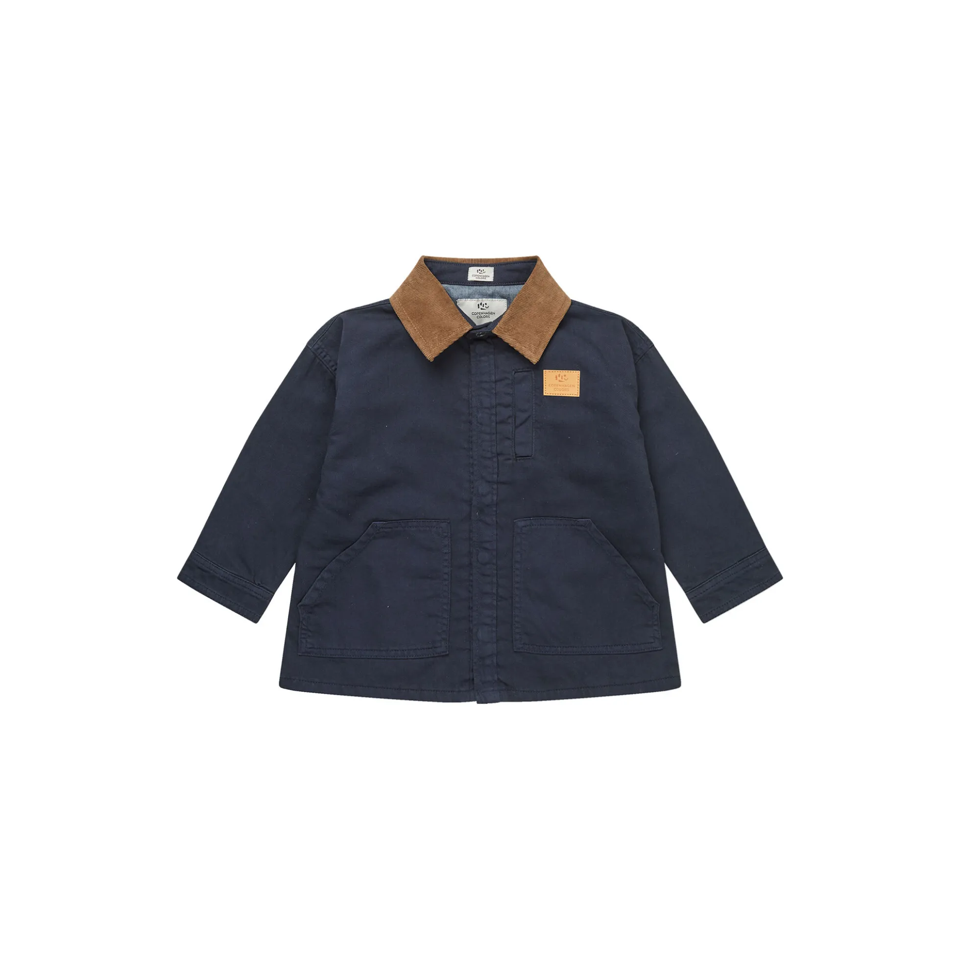 Twill Jacket w. Corduroy Collar