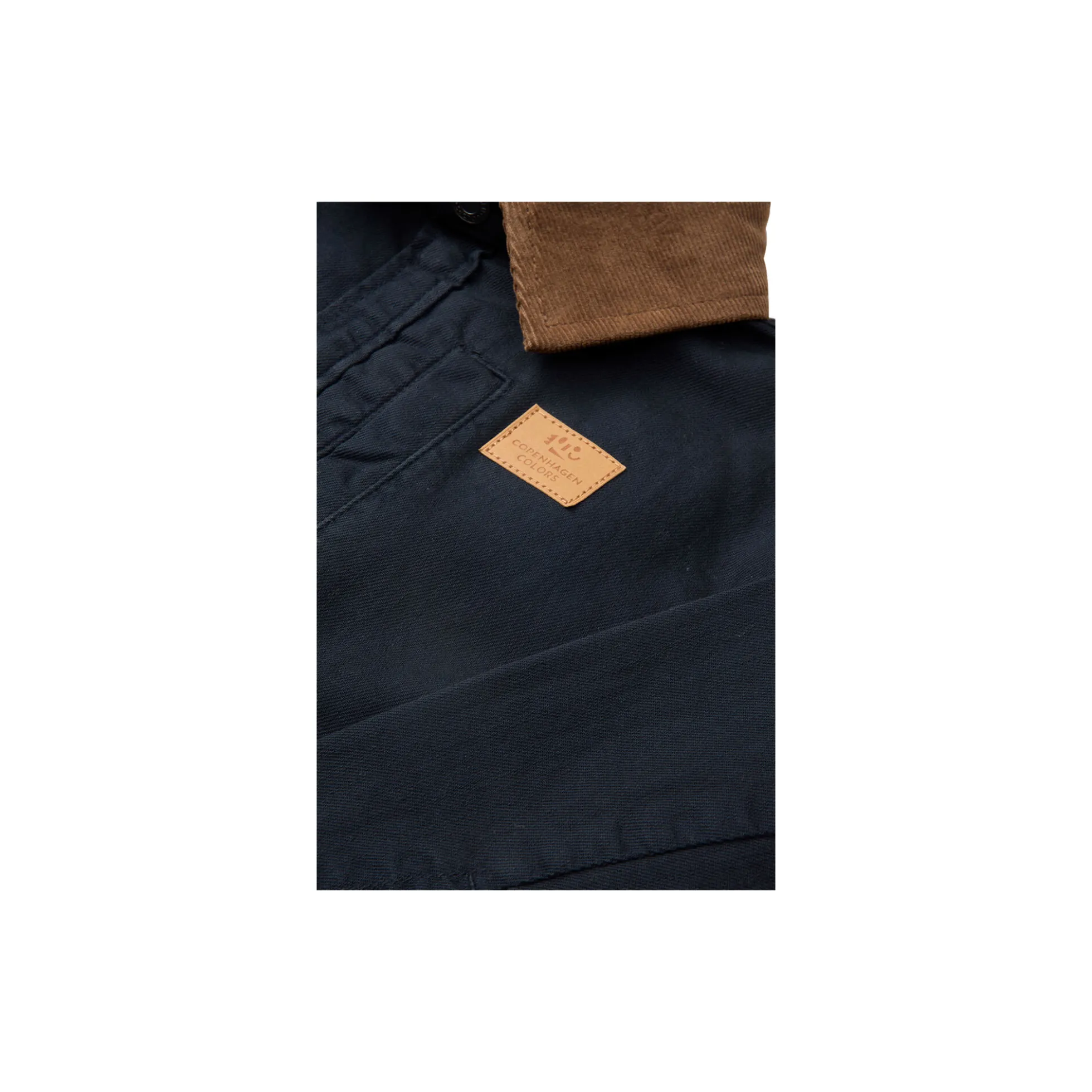 Twill Jacket w. Corduroy Collar