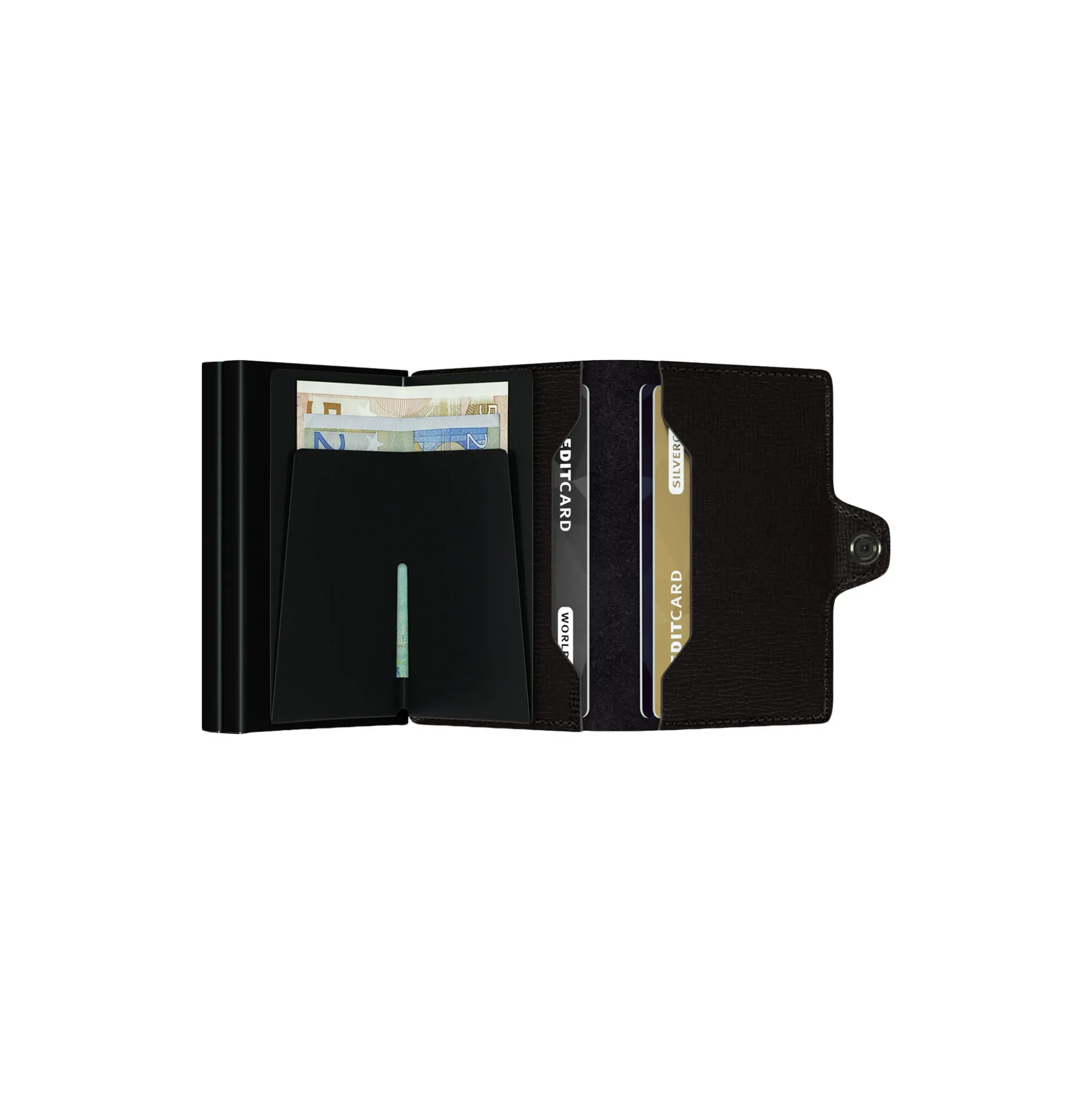 Twinwallet, crisple black
