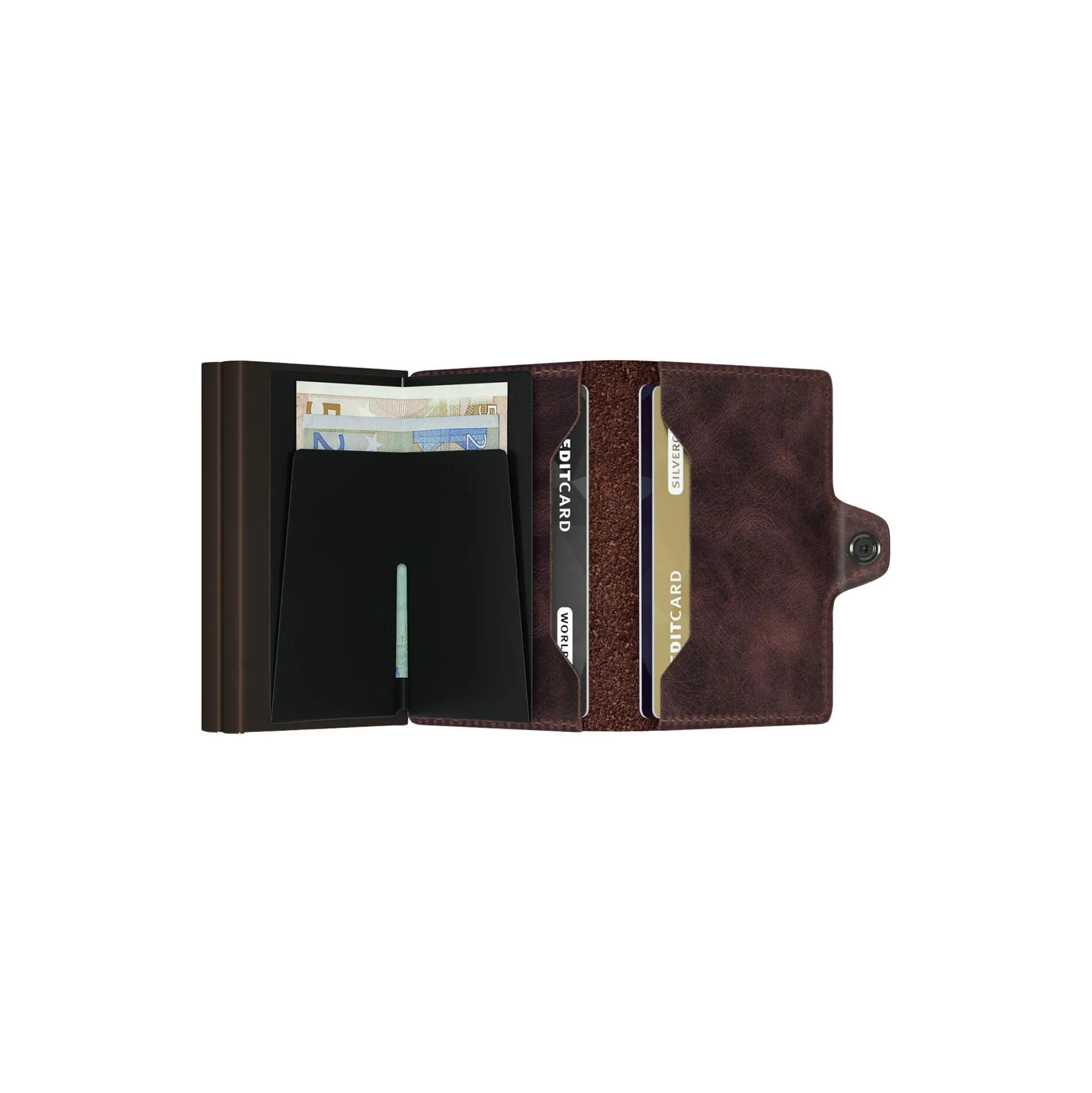 Twinwallet, vintage chocolate