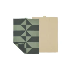 Twist viskestykke, hedge green