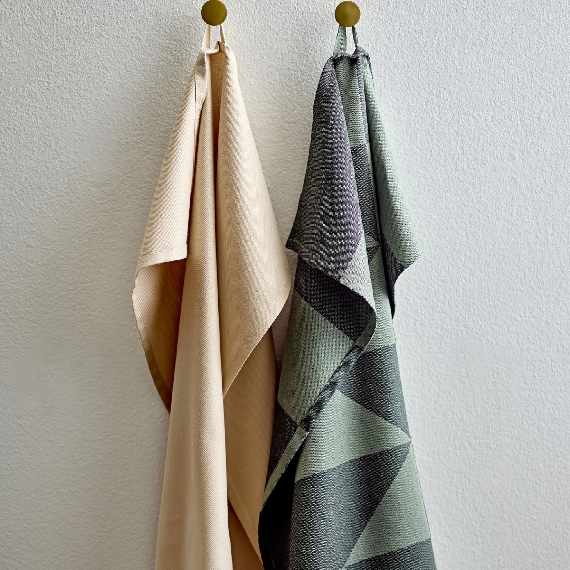 Twist viskestykke, hedge green