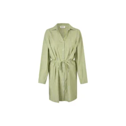 Umekomd dress, tarragon stripe
