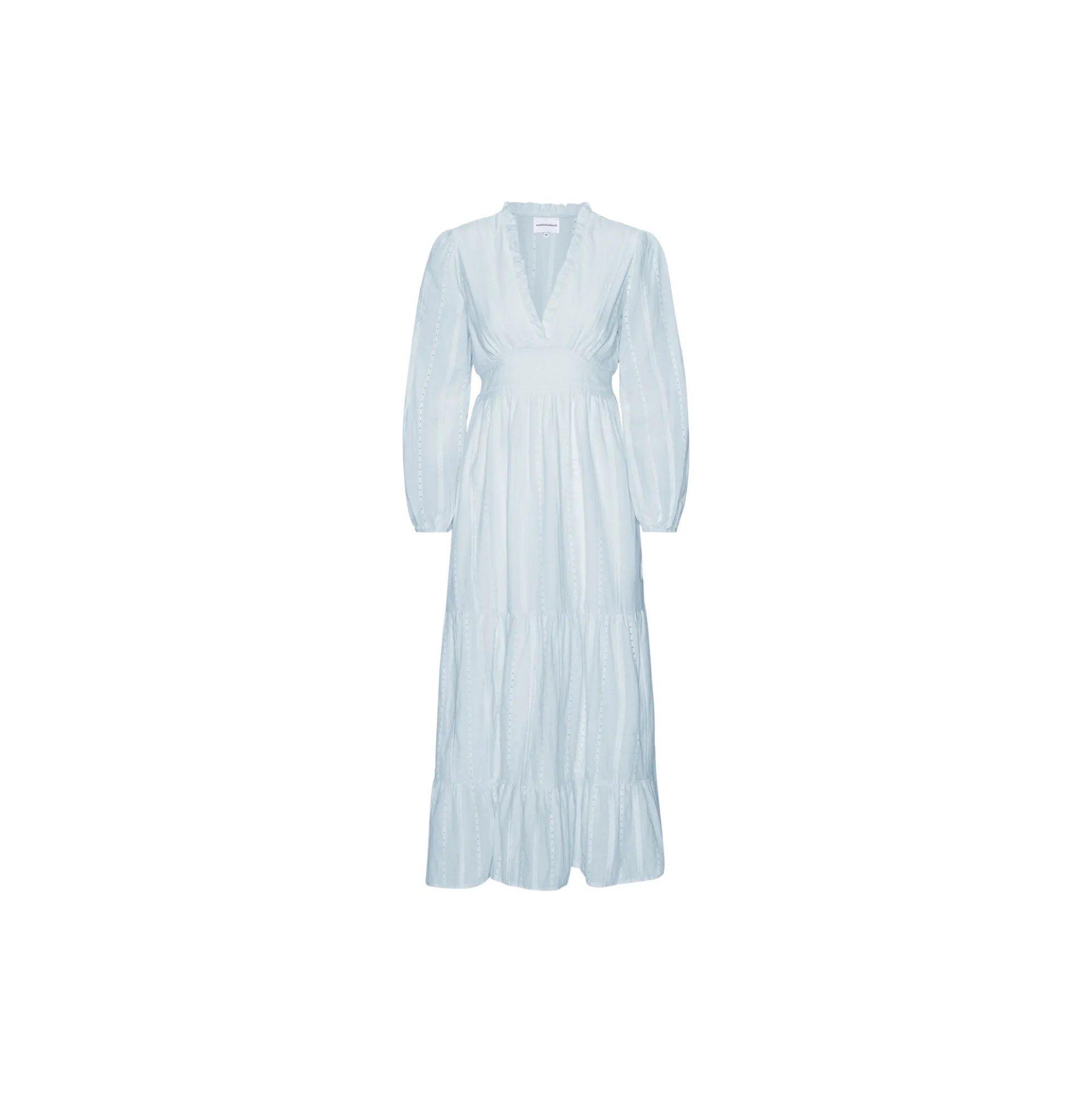 Umi Lang Bomuldskjole, light blue