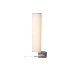 Unbound Floor Lamp, grey marble/white