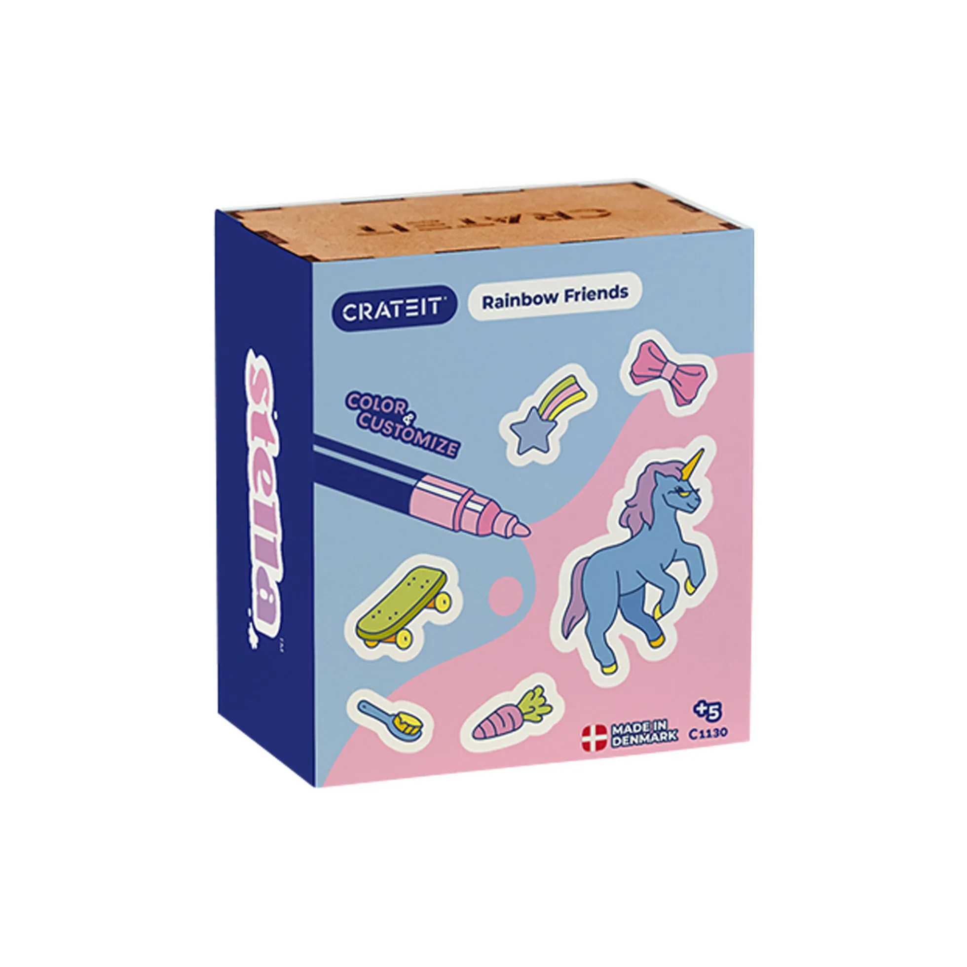 Unicorn trælegetøj | Regnbuevenner