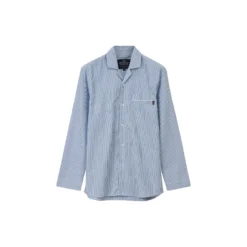 Unisex Organic Cotton pyjamasæt, blue/white