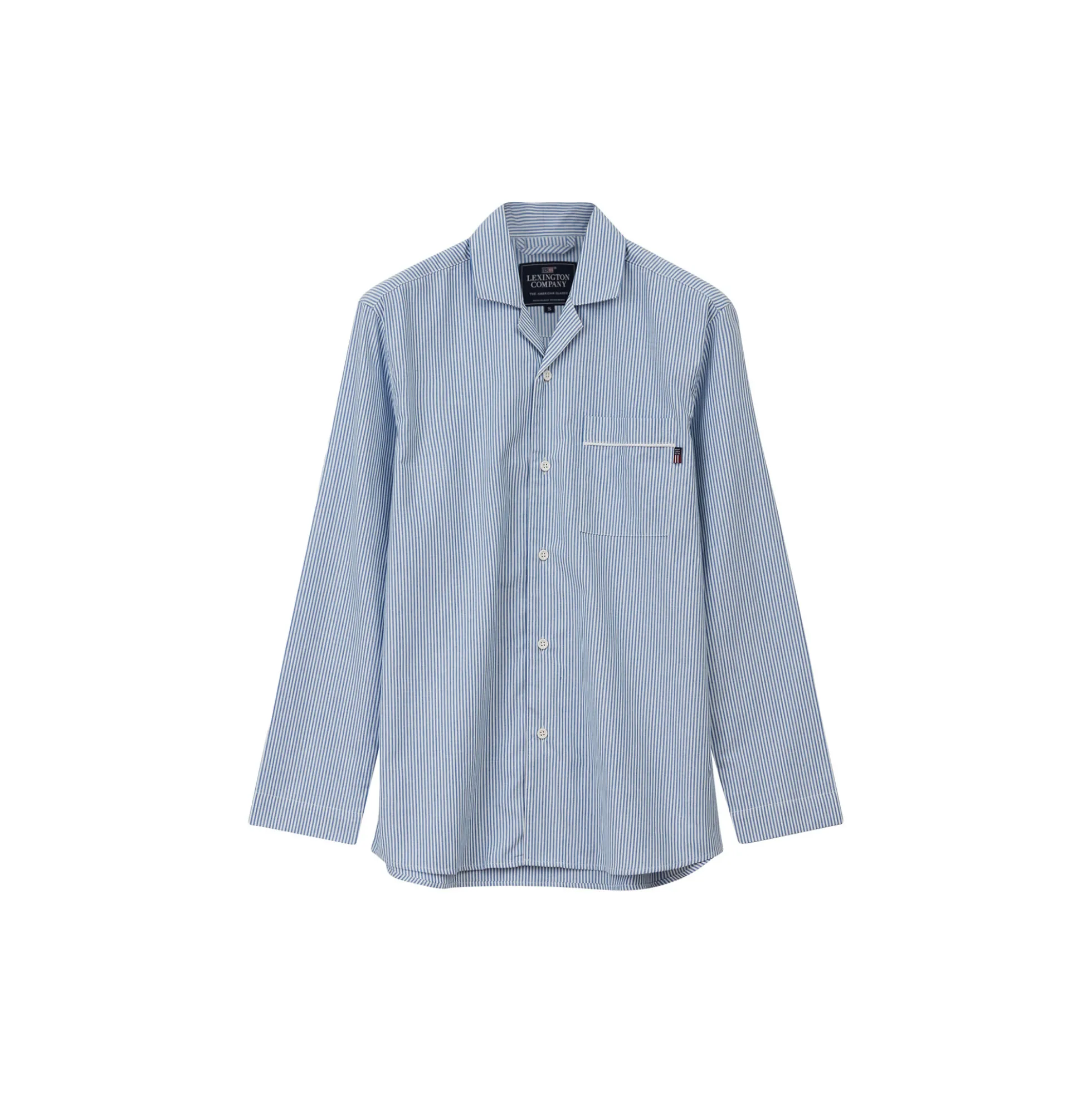 Unisex Organic Cotton pyjamasæt, blue/white
