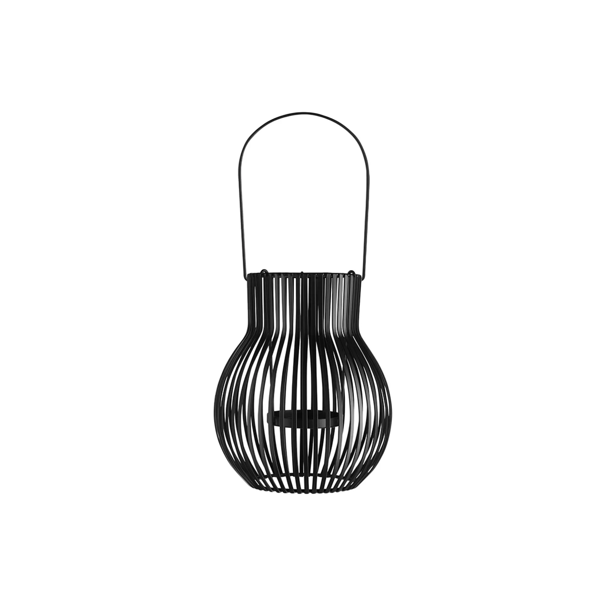 UPSIDE DOWN outdoor lantern, black