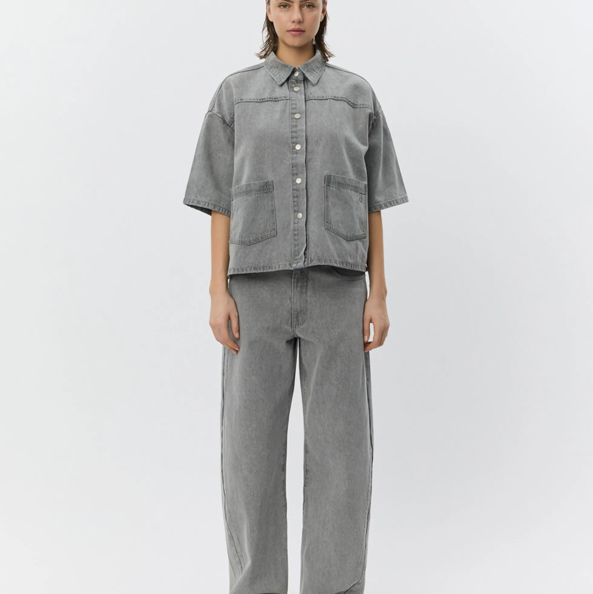 ValenciaSW Tapered Jeans, stone grey