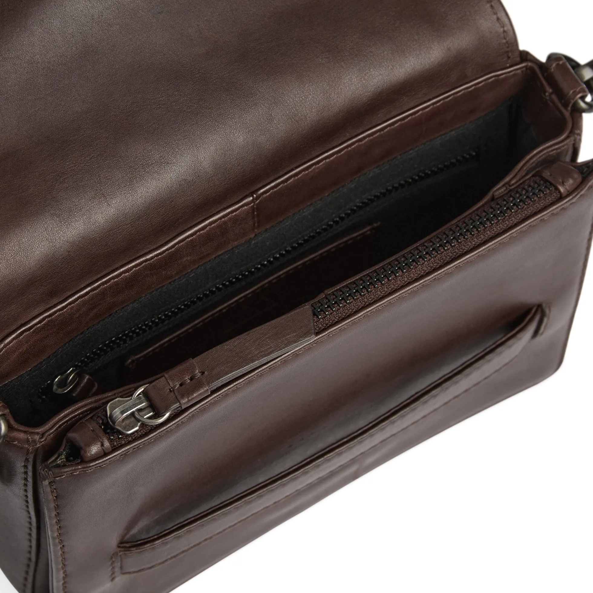 VanyaMBG Crossbody Bag Weave, dark brown