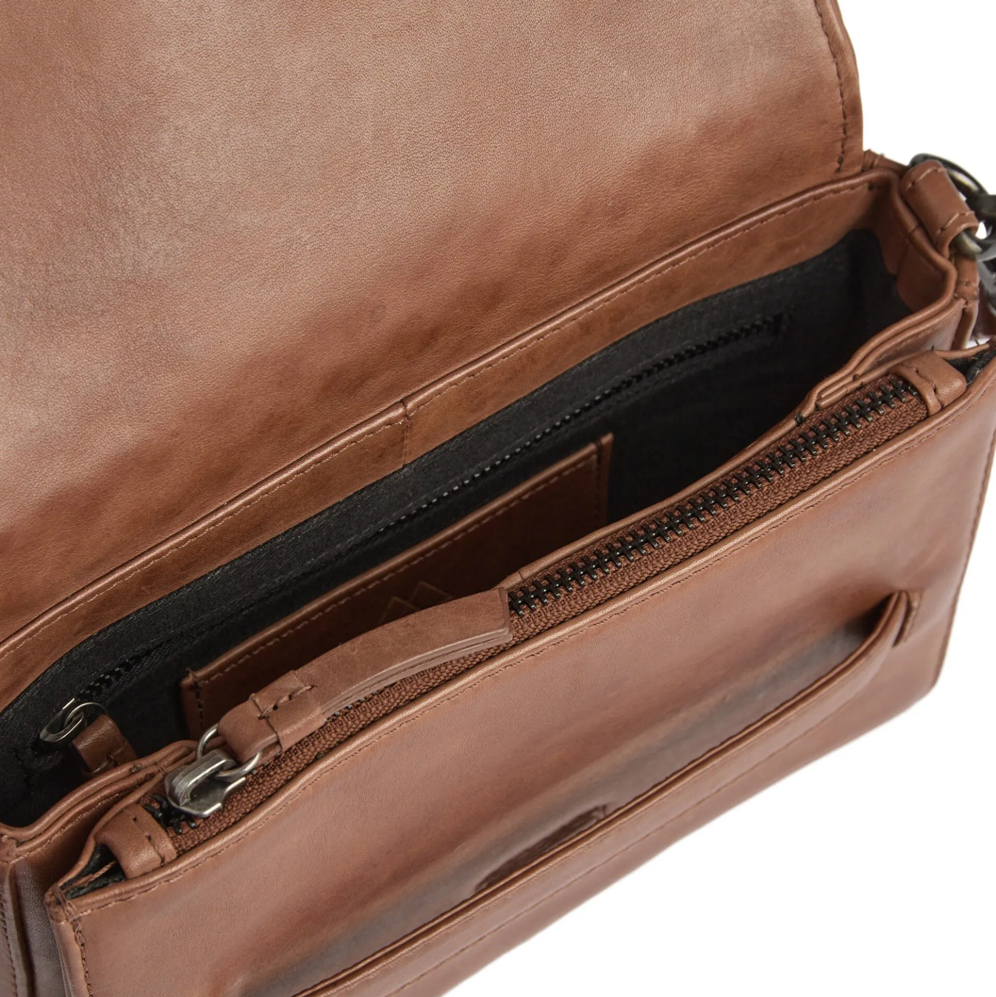 VanyaMBG Crossbody Bag Weave, cognac