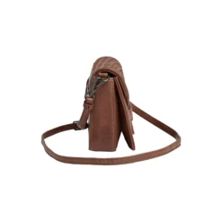 VanyaMBG Crossbody Bag Weave, cognac