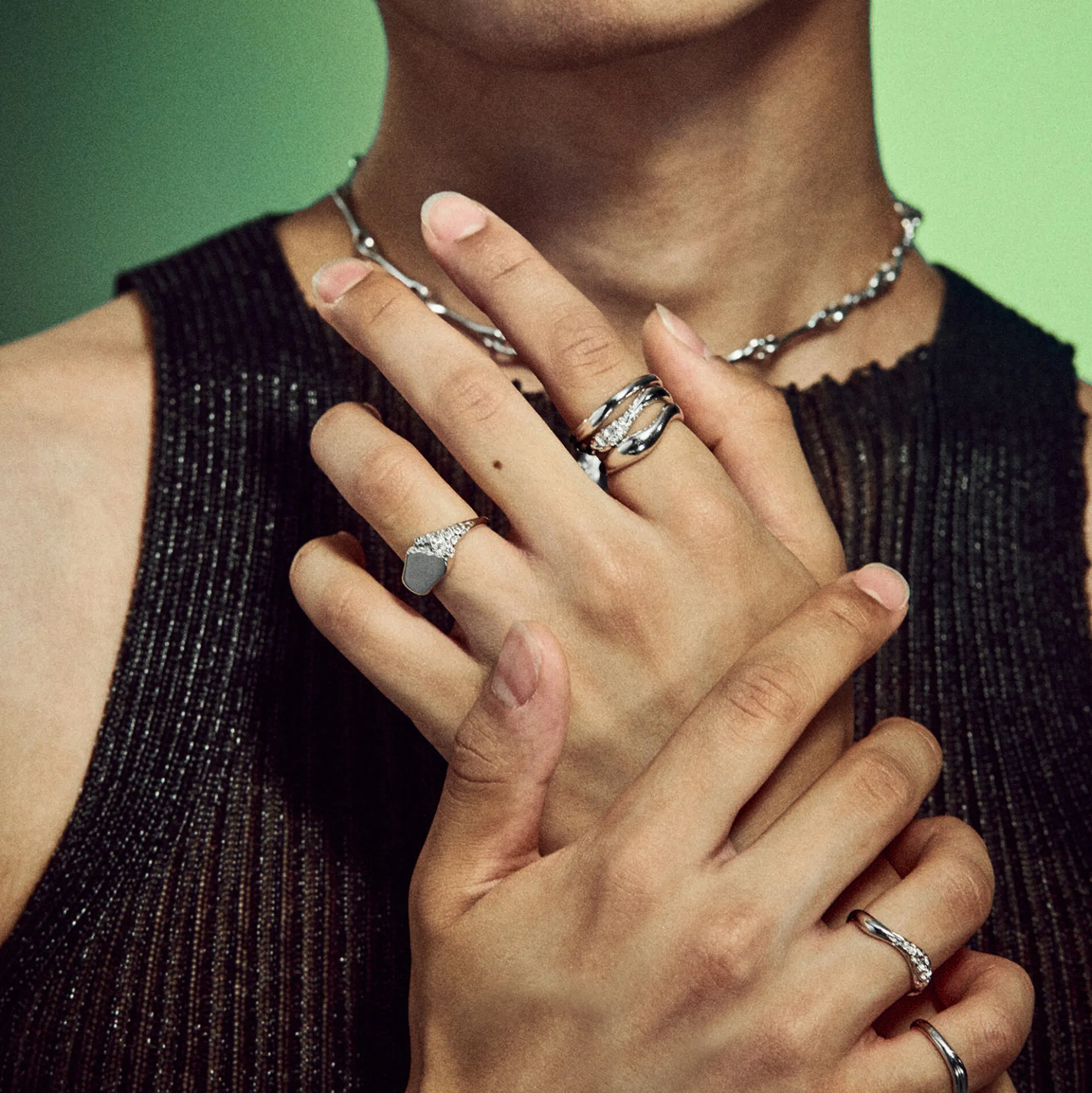 Vayu Ring, silver