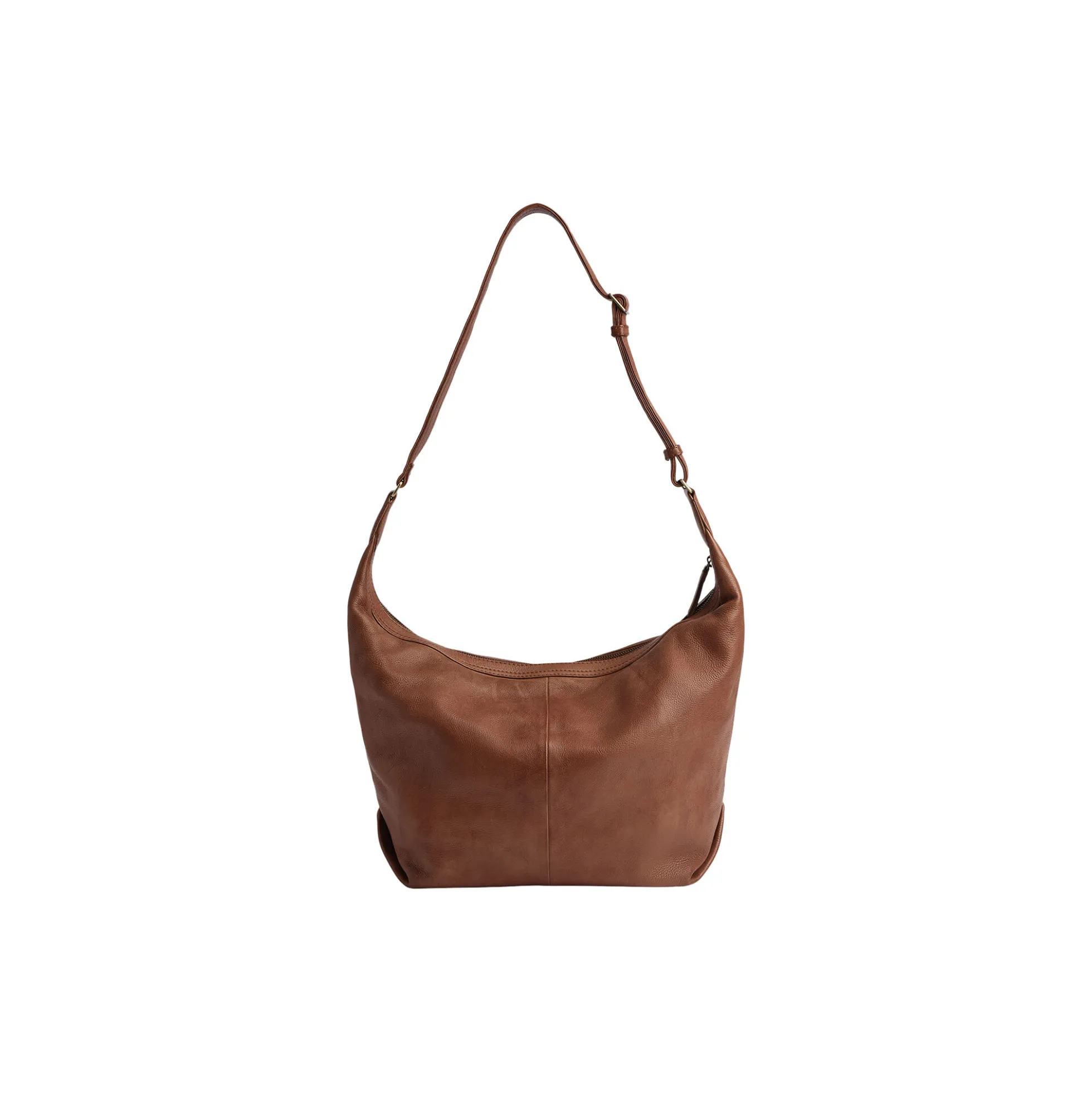 VenedaMBG Bag, Soft Vint., cognac w/br. gold