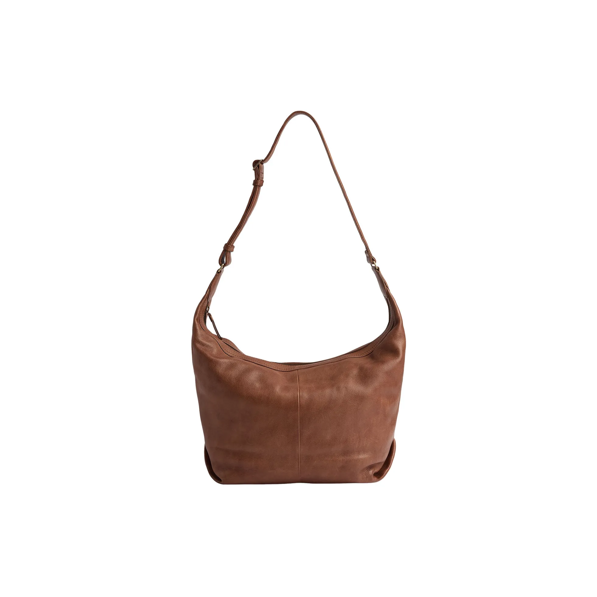 VenedaMBG Bag, Soft Vint., cognac w/br. gold
