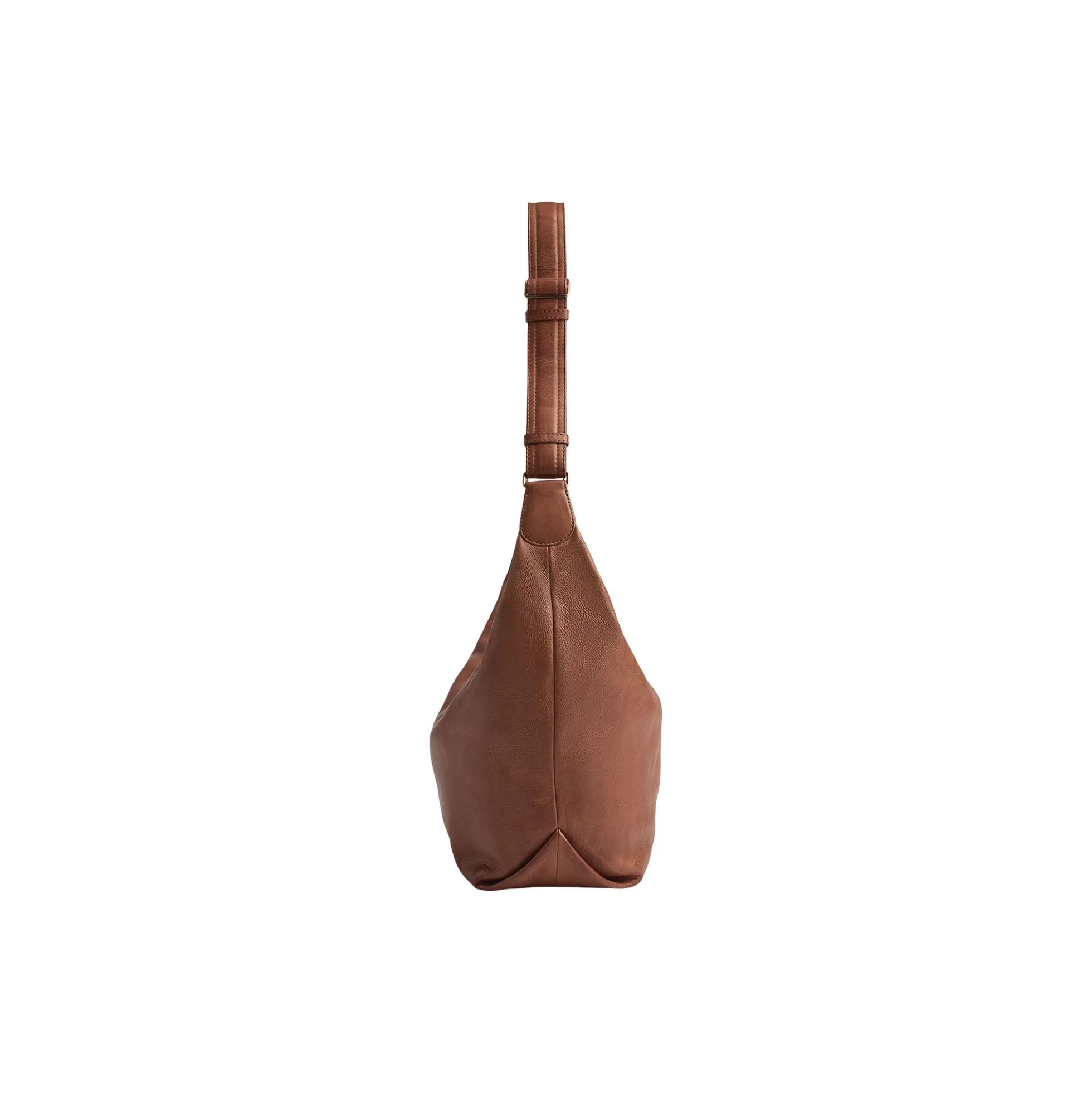 VenedaMBG Bag, Soft Vint., cognac w/br. gold