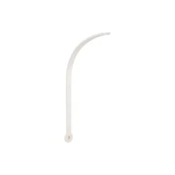 Vægmonteret sengehimmel-holder, classic white