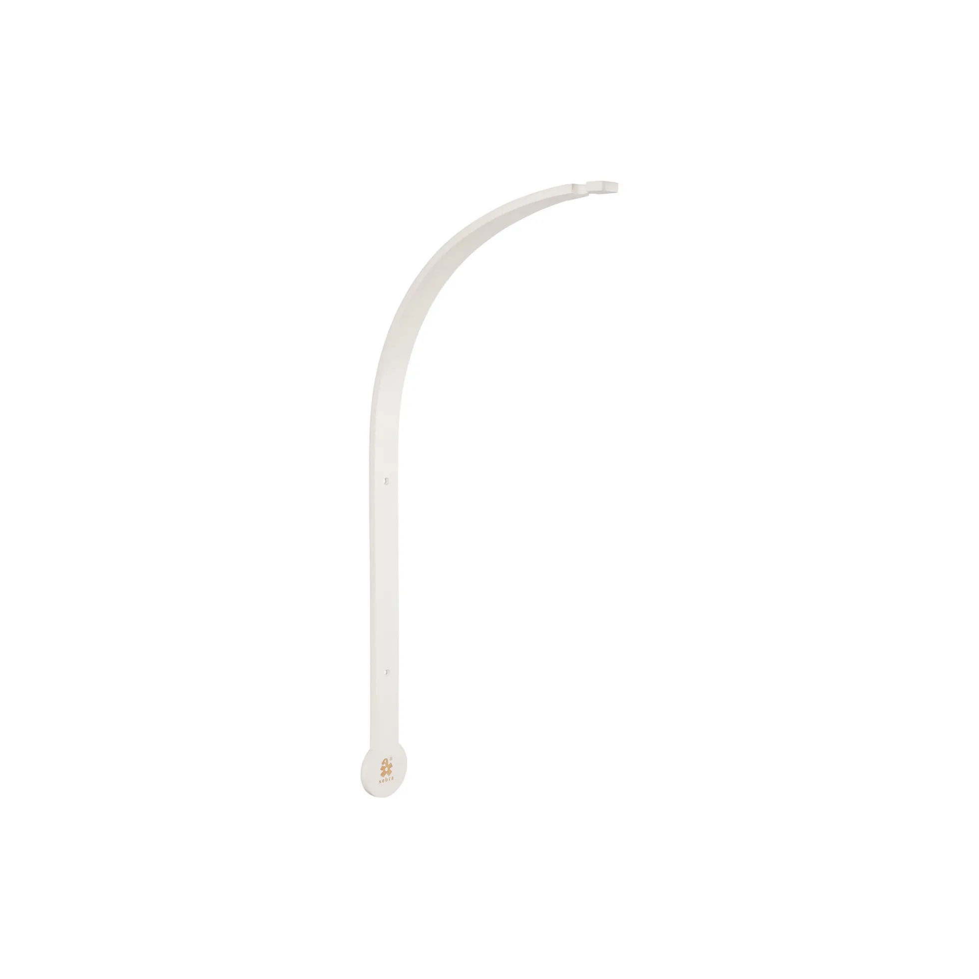 Vægmonteret sengehimmel-holder, classic white