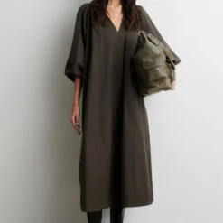 Viana Dress, black olive