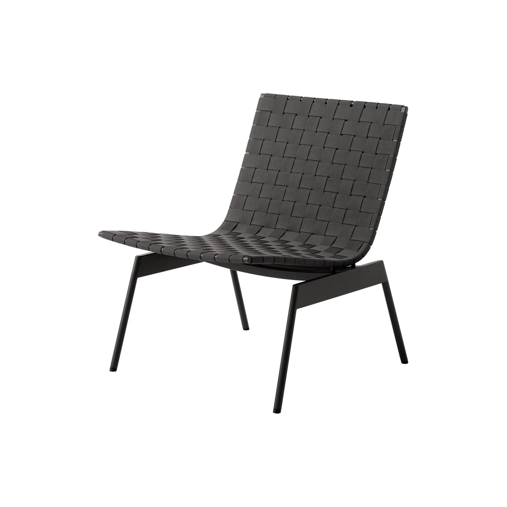 Ville AV44 Outdoor Lounge Stool, warm black