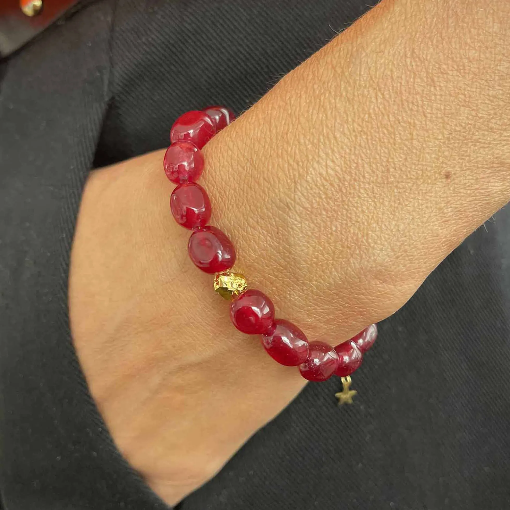 Vilma Armbånd, burgundy