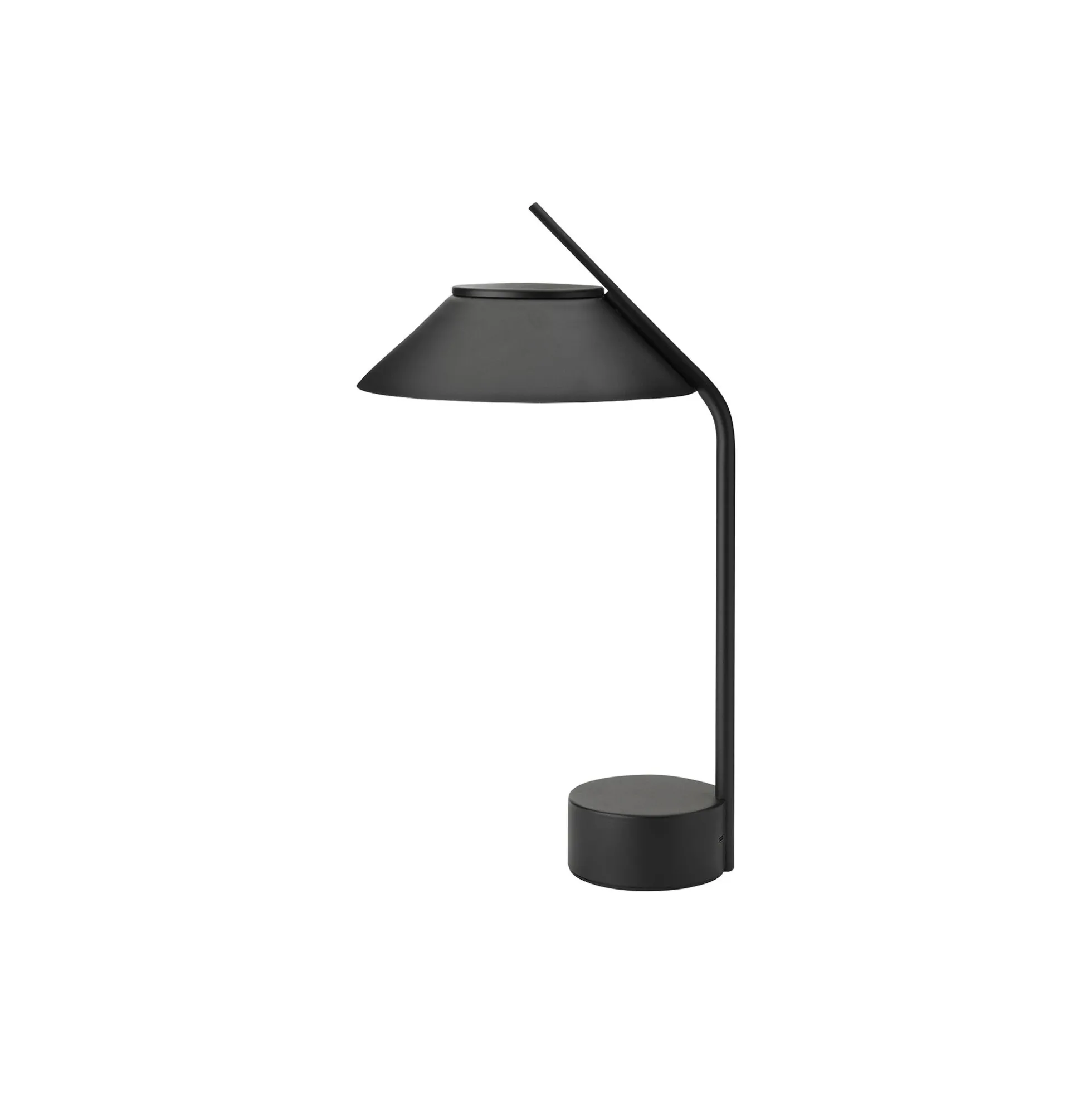 Vinkel LED portable lampe, black