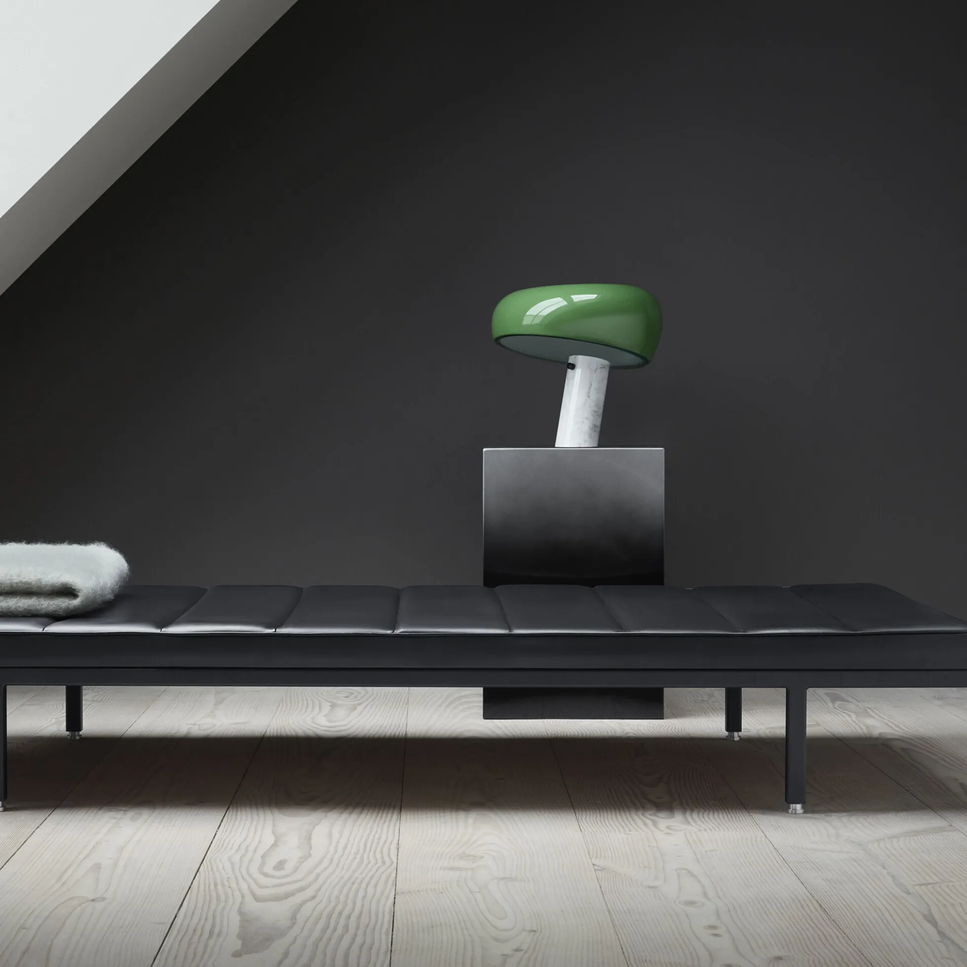VIPP461 daybed, sort/sort