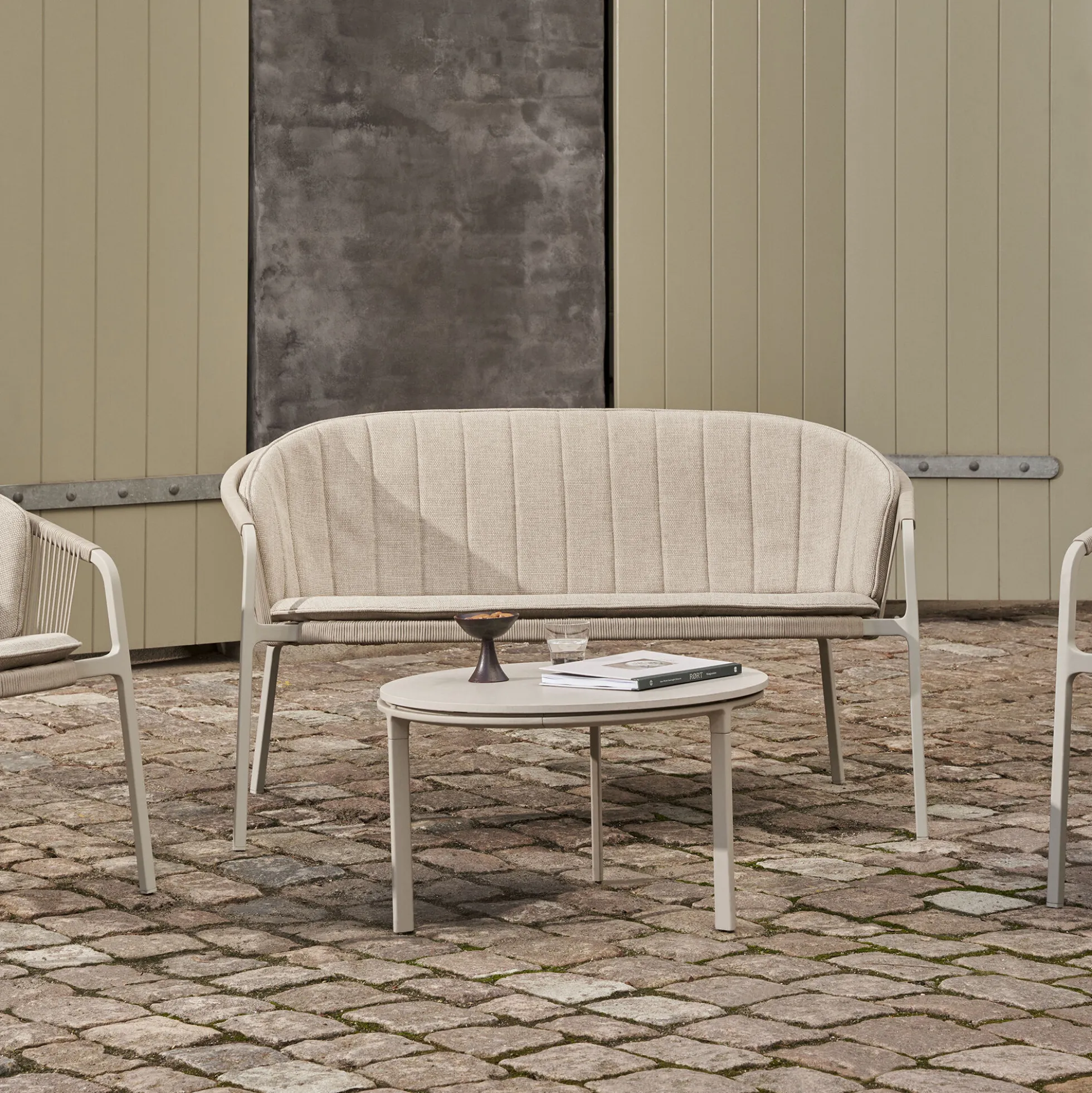 VIPP721 Lagrasse Two Seater Sofa, light grey