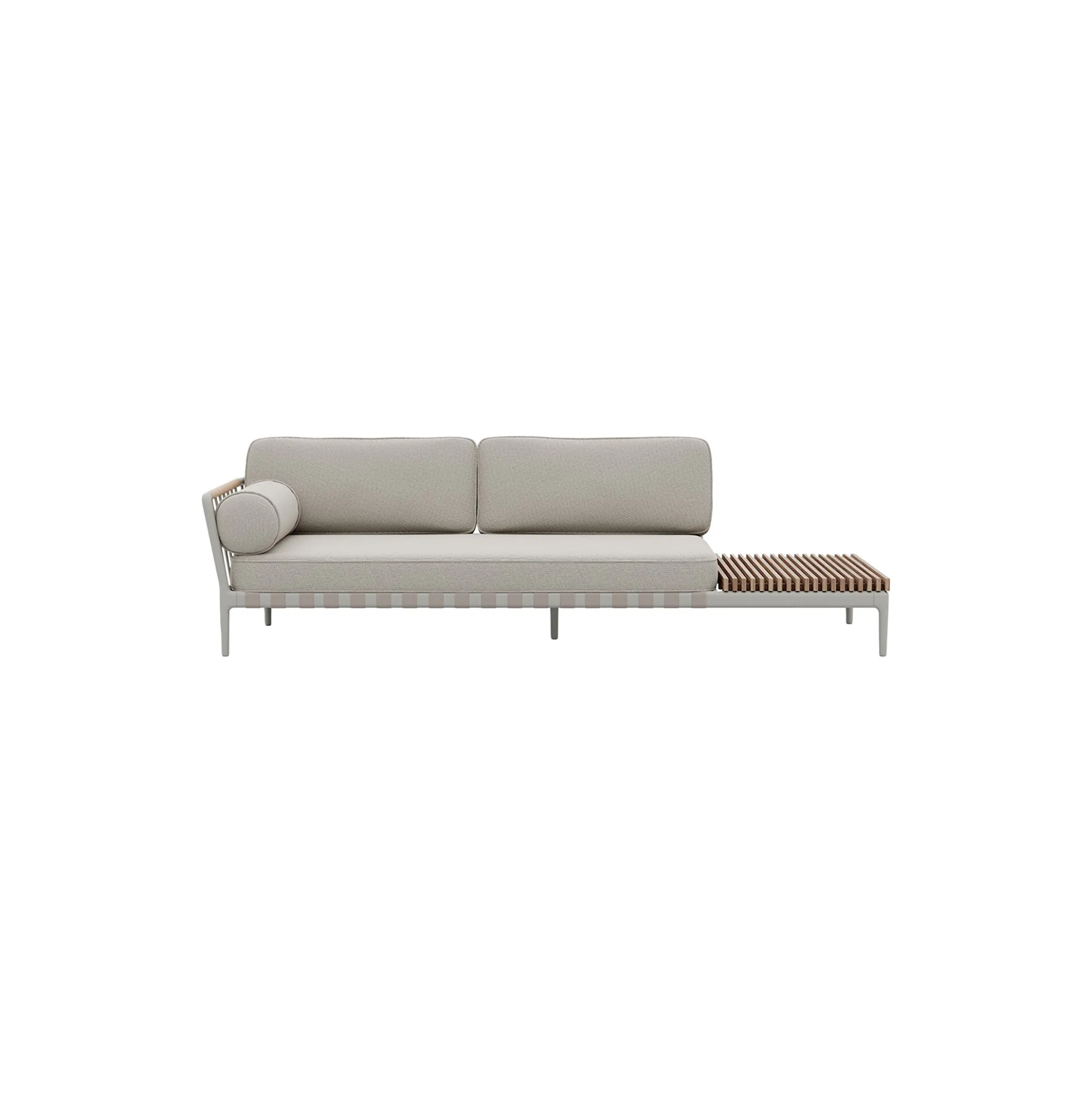 VIPP720 Open-Air Sofa Open End, right, light grey